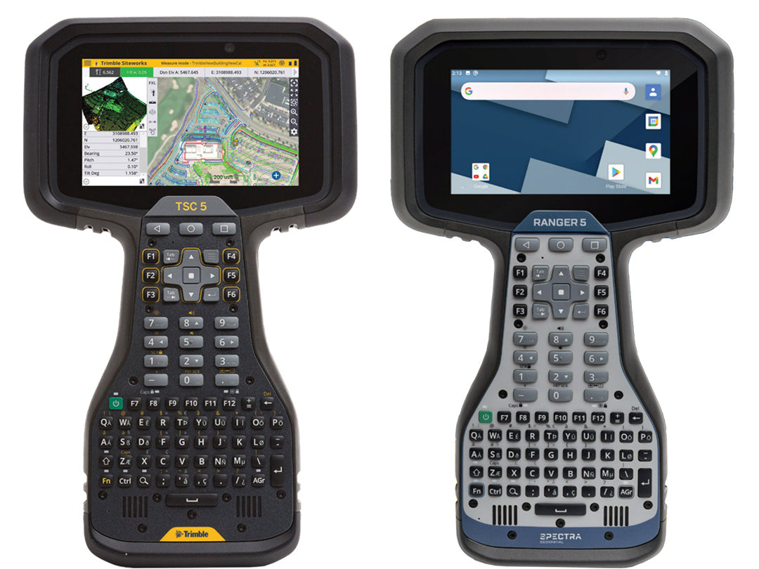 Trimble TSC5 vs Spectra Ranger 5 Controllers Compared | Positioning Solutions