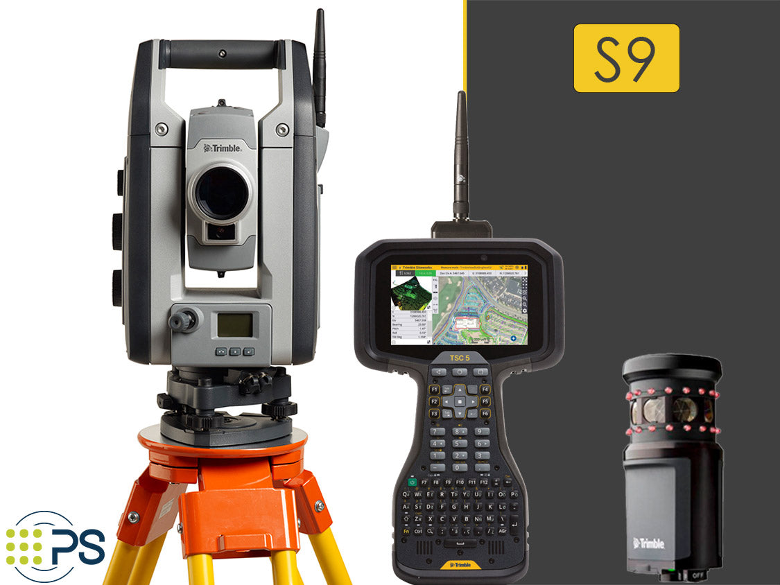 Trimble S9 robotic total station package with TSC5, MT1000, Access