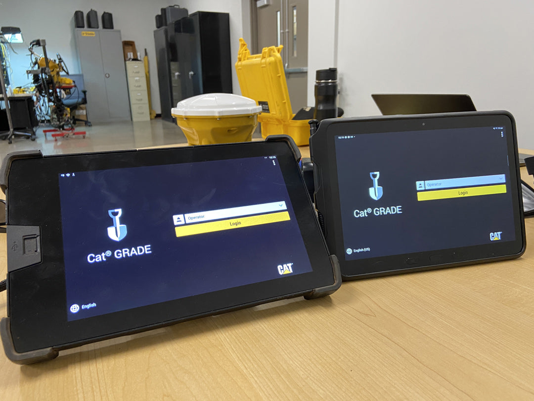 Trimble Earthworks Display (TD520) vs Samsung Tab Active Pro | Positioning Solutions