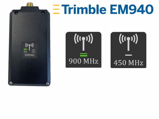Benefits of the Trimble EM940 Dual Band Radio Module