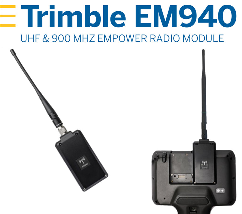 Trimble EM940 radio module connected to TSC7