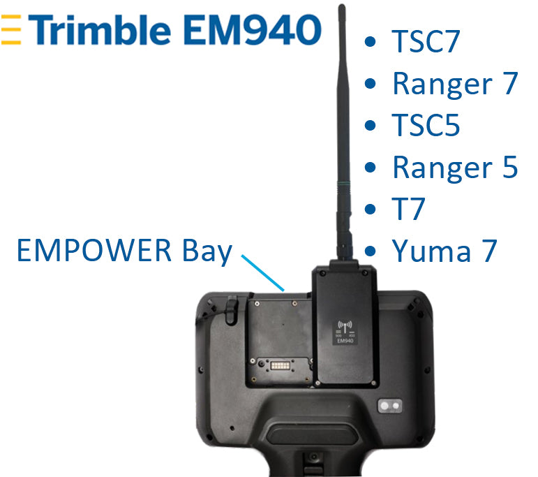 EM940 mounted to TSC7 EMPOWER bay