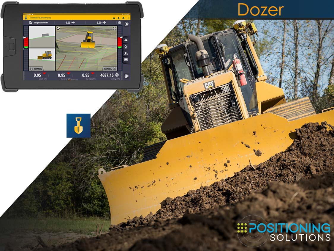 Trimble Earthworks 3D system for Dozers from Positioning Solutions