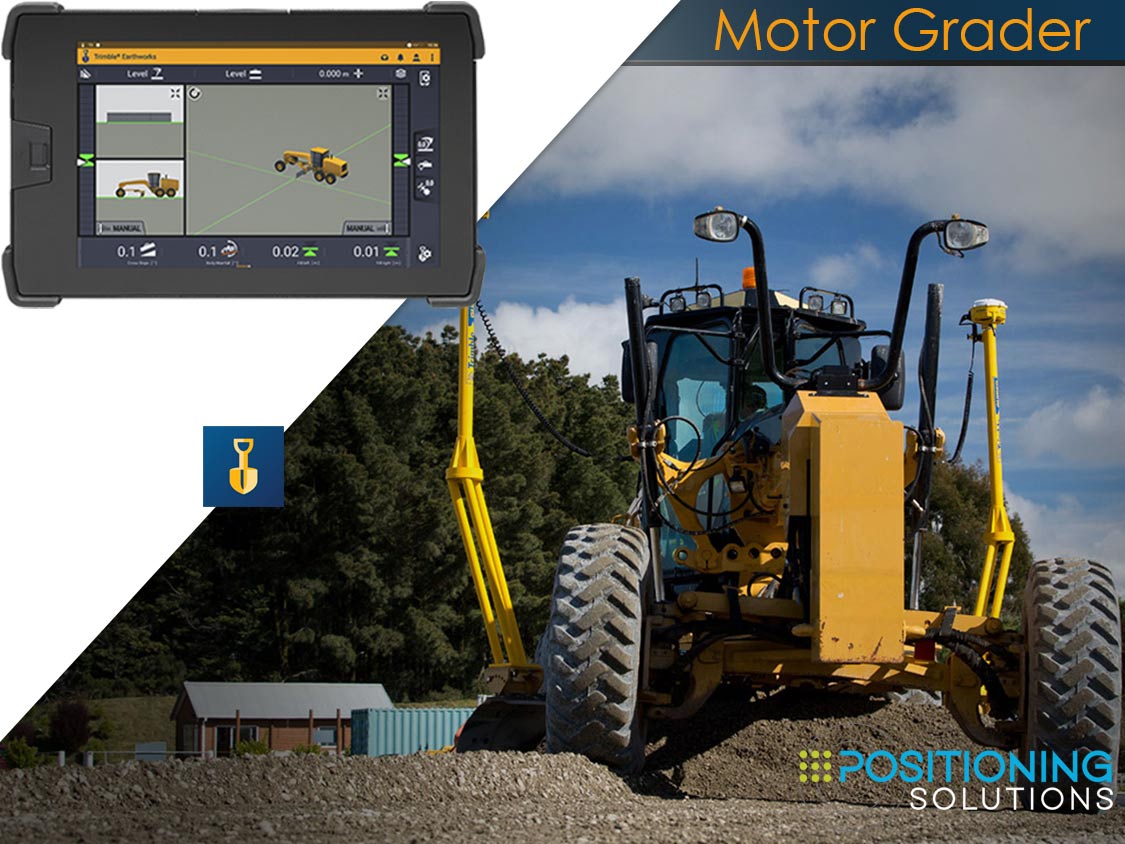 Trimble Earthworks for motor graders from Positioning Solutions