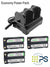 Power pack for Trimble GNSS receivers, 4-bay charger with 3 Kastar Li-ion batteries.