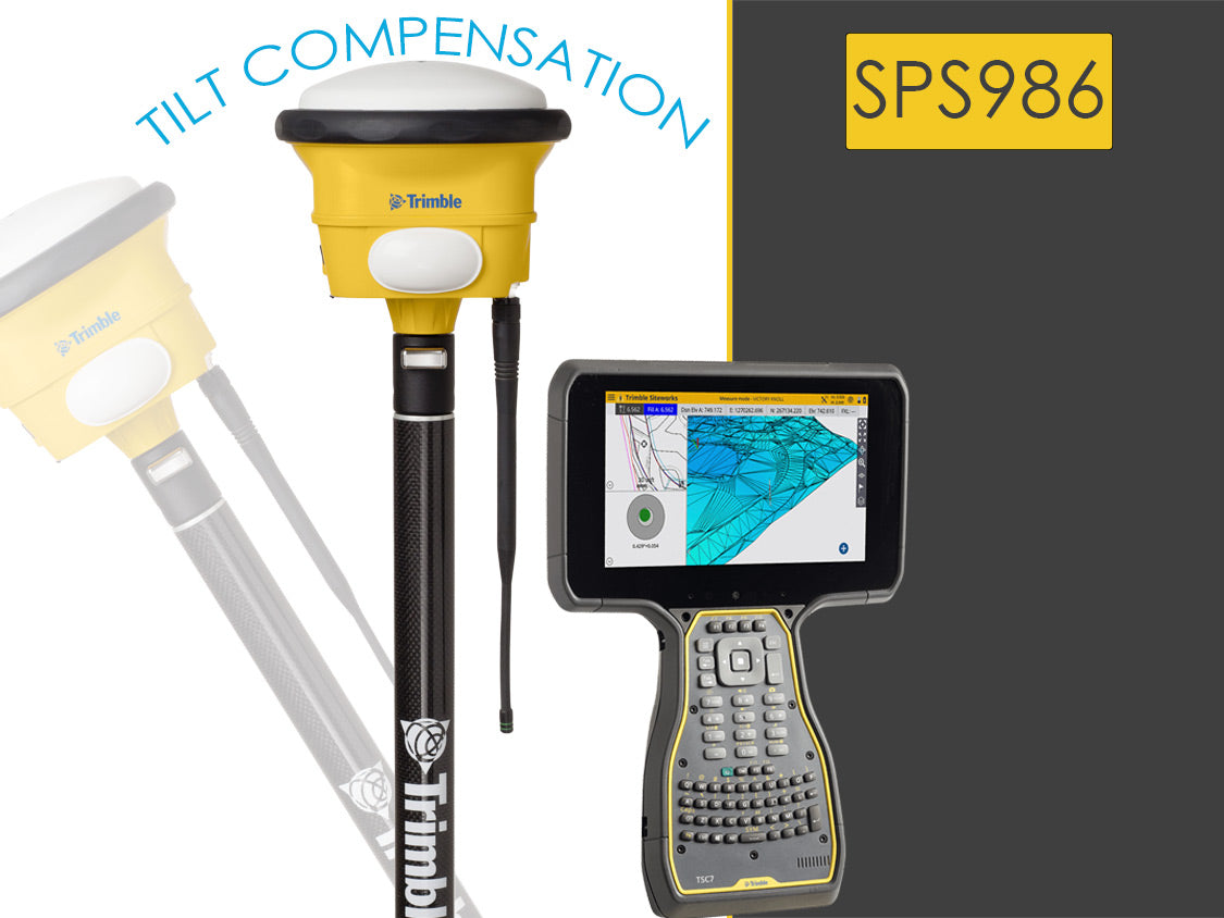 Trimble SPS986 with Tilt Compensation / TSC7 / Siteworks Package Positioning Solutions
