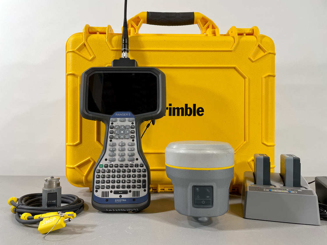 Trimble R10-2 GNSS survey rover package with Ranger 5 controller from Positioning Solutions