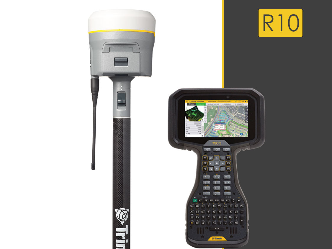 Trimble R10 Rover with TSC5, Access, 450 MHz