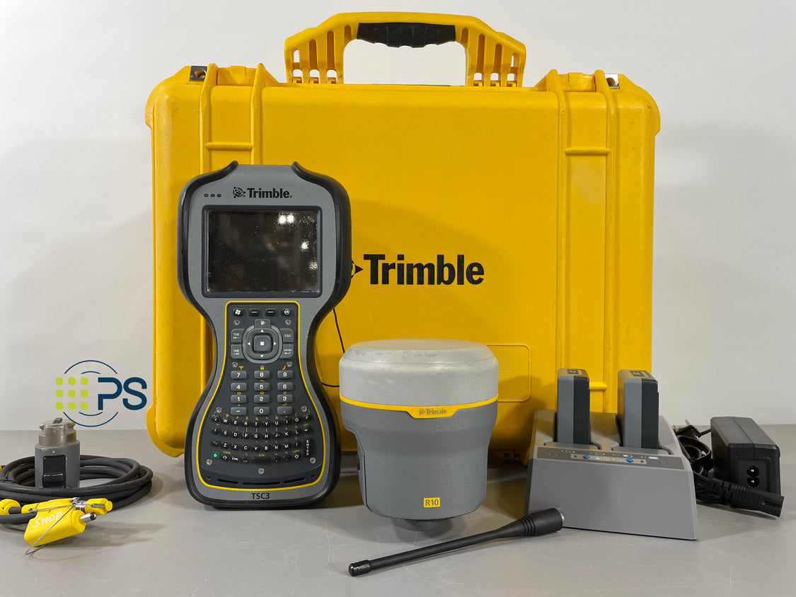 Trimble R10 with TSC3 running Access GNSS for land surveying from Positioning Solutions