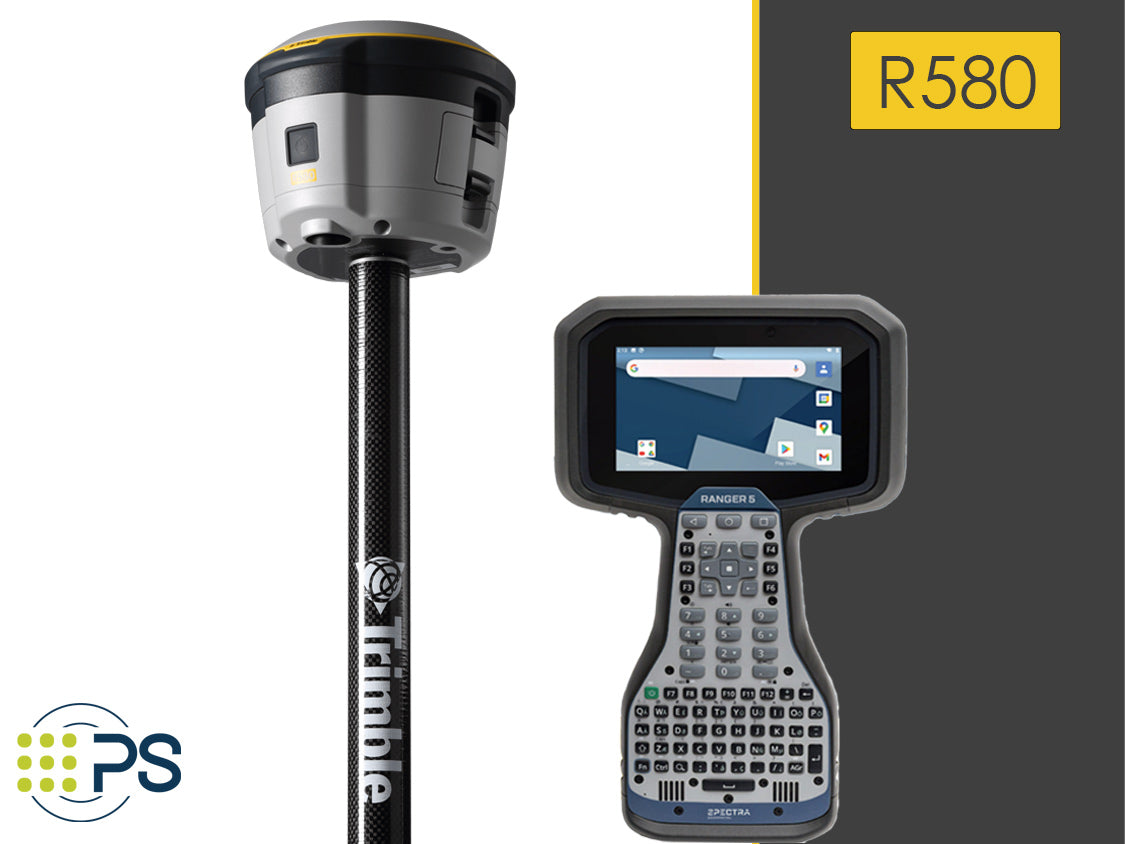 Trimble R580 Surveying Rover Package with Ranger 5 - Centimeter RTX ...