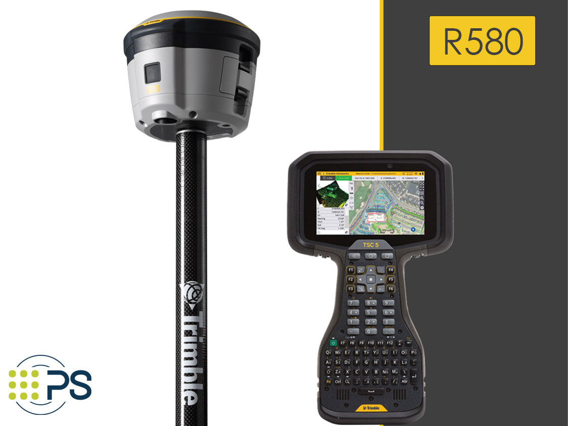 Trimble R580 Surveying Rover Package with TSC5 - Centimeter RTX ...
