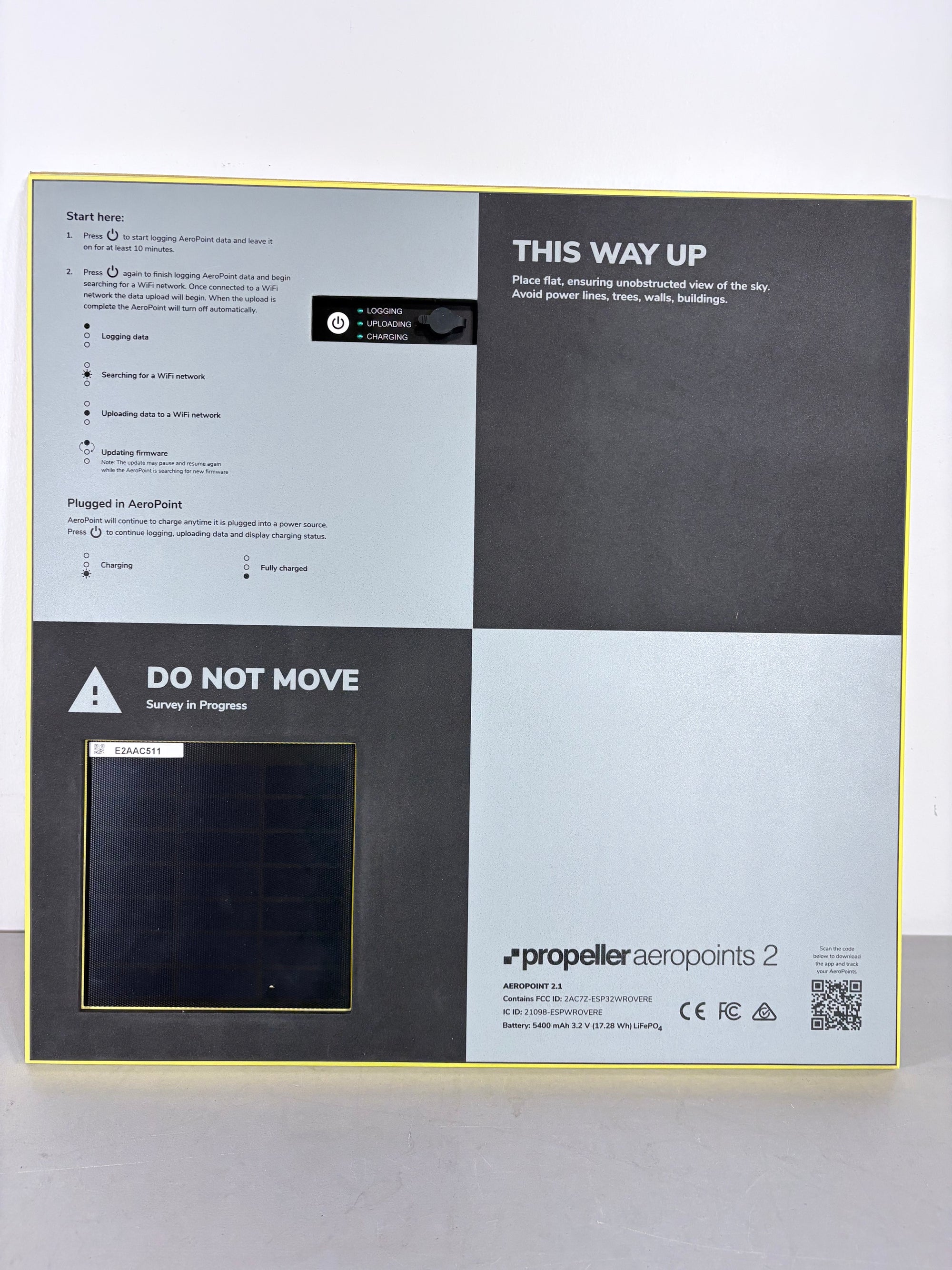 New Propeller AeroPoint Smart Ground Control Point, for UAS Surveying & Mapping