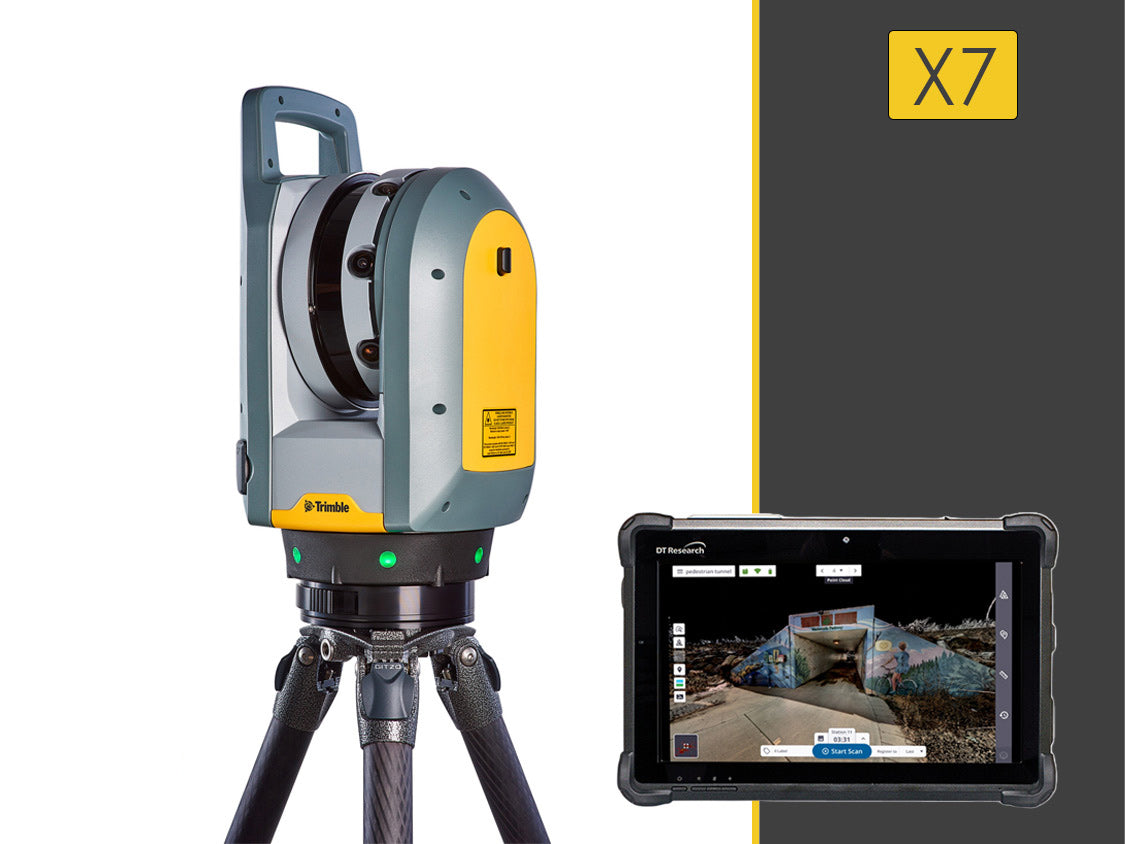 X7 package with optional DT311T tablet running Perspective 3.1 | Positioning Solutions
