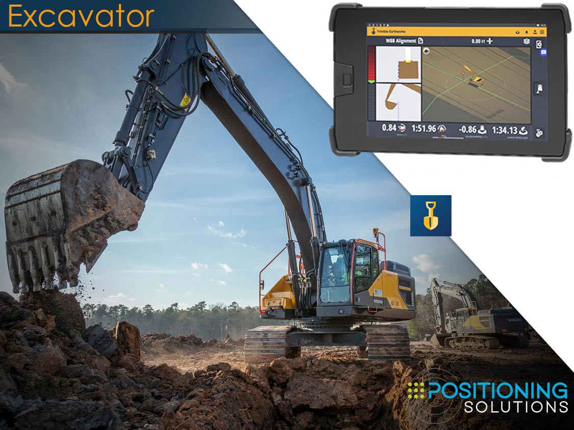 Trimble 3D Excavator system from Positioning Solutions