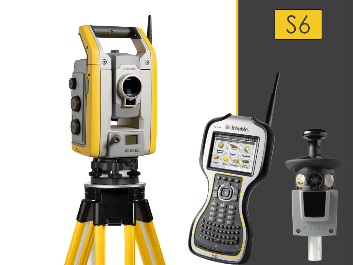 Trimble S6 robotic total station package with TSC3 Complete system from Positioning Solutions