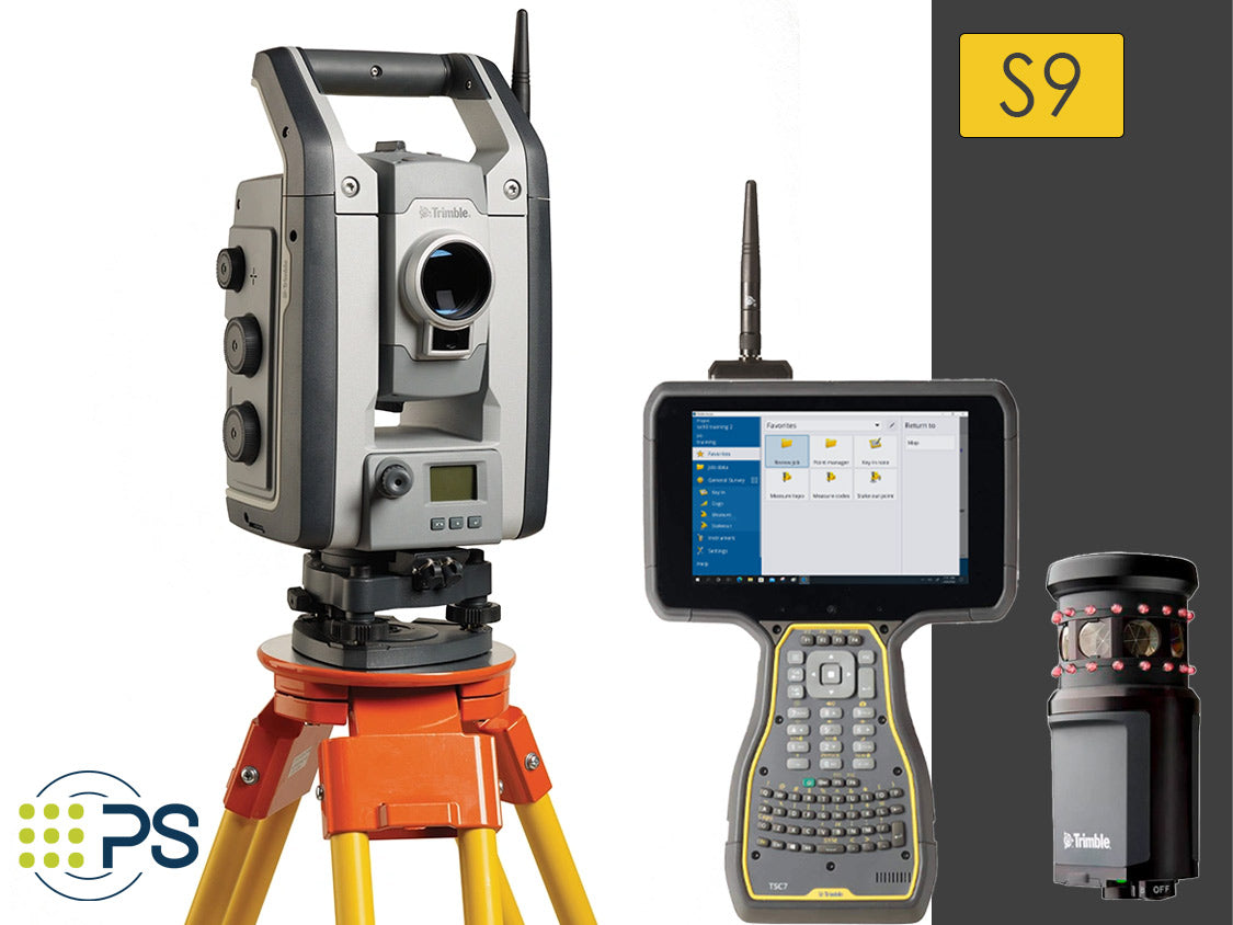 Trimble S9 robotic total station package with TSC7 and MT1000