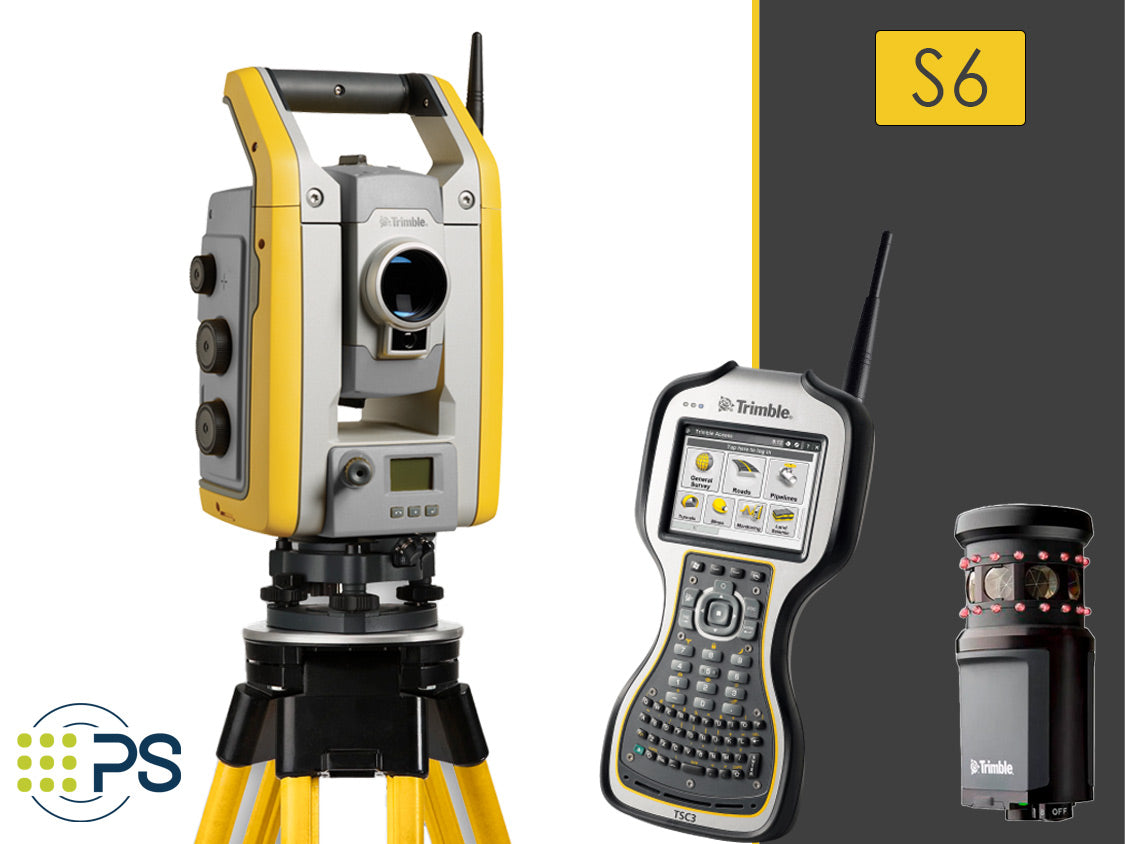 Trimble S6 robotic total station system with TSC3 and MT1000 from PositioningSolutions.com