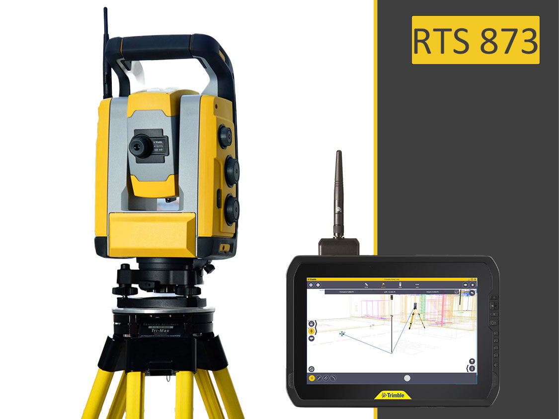 Trimble RTS 873 layout package with T100, Field Link software for M.E.P contractors - from Positioning Solutions