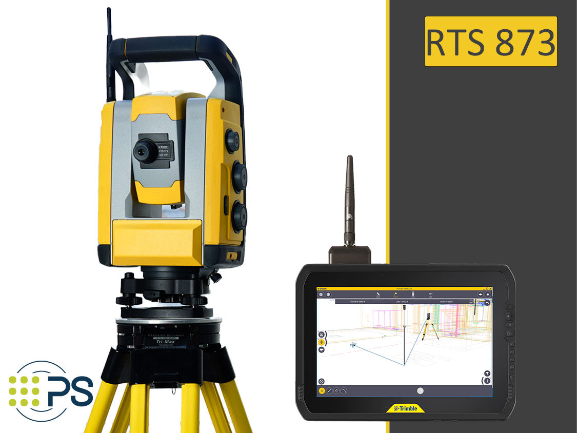 Trimble RTS 873 layout package with T100, FieldLink software for M.E.P contractors - from Positioning Solutions