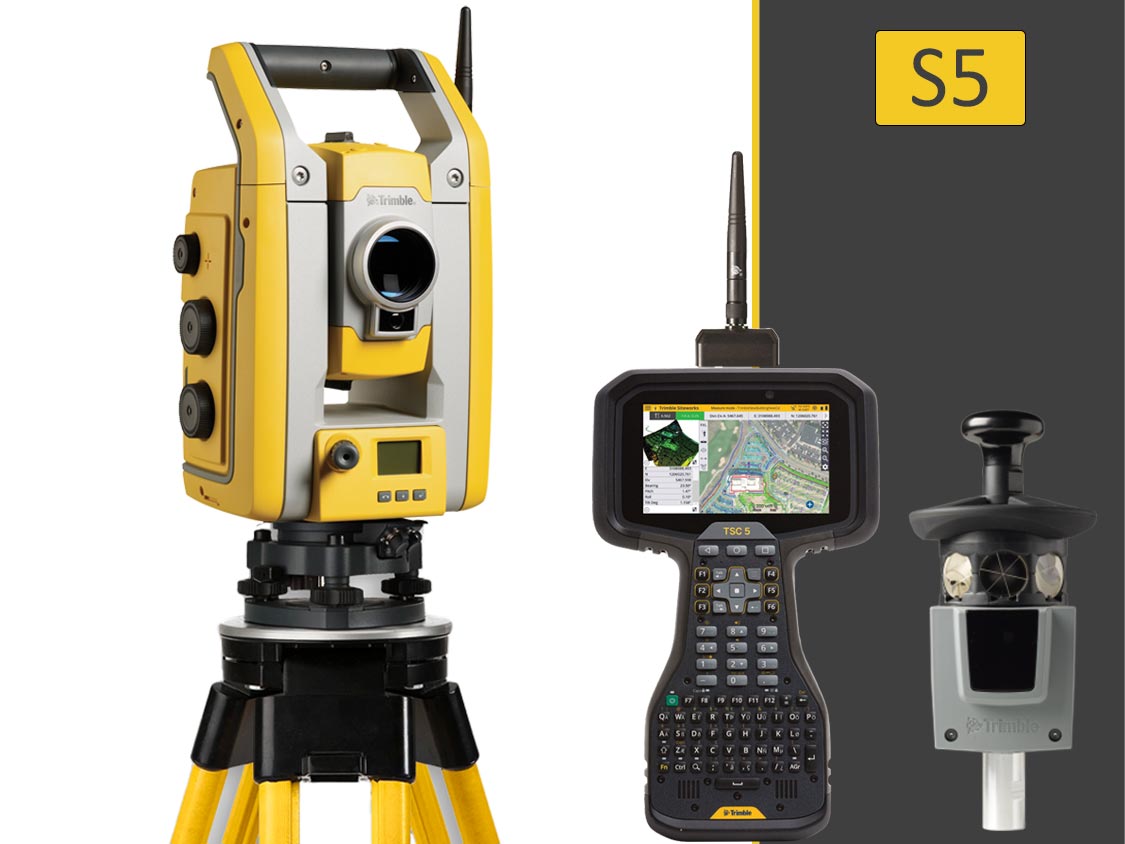 Trimble S5 Total Station Package with TSC5 - Access