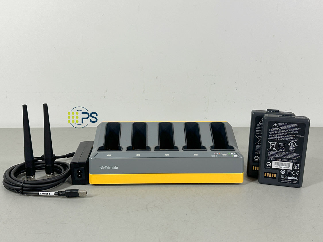 Trimble 5 bay charger for GPS and total station batteries from Positioning Solutions