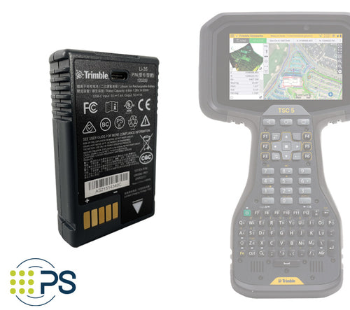 Extended use battery for Trimble TSC5 and Ranger 5 survey controllers from Positioning Solutions