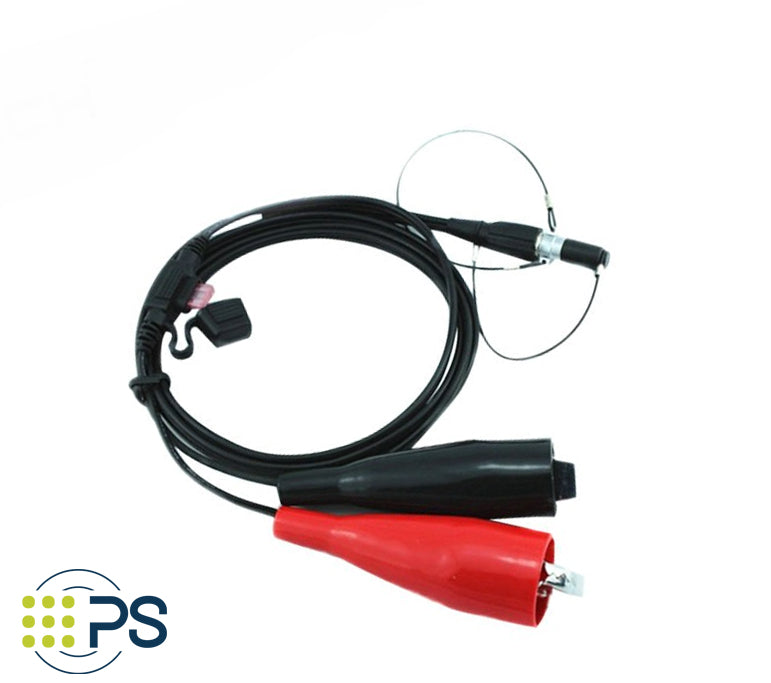 Trimble 12V Power Cable with Battery Clips for GPS Receivers 5800, R8, SPS, GNSS | 46125-20