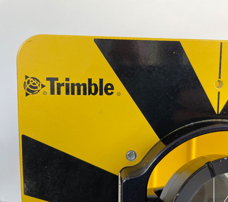 Genuine Trimble prism and target plate for backsight / traversing