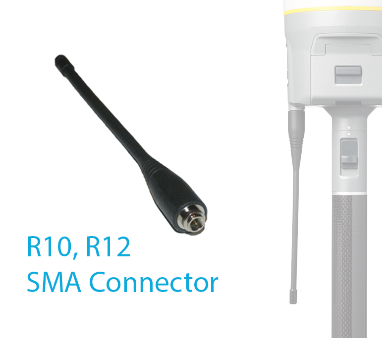 Trimble R10 / R12 Radio Antenna UHF 410-470 Mhz Rubber Duck | 89854-00