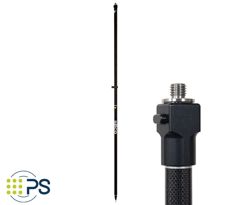 Seco Quick Release GPS Rover Surveying Pole 2 Meter Carbon Fiber | 5128-00-QR