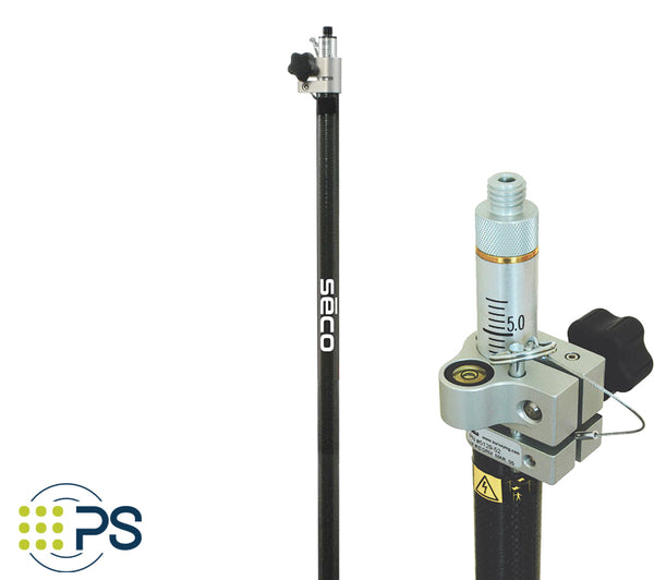 Seco Robotic Surveying Prism Pole for Trimble, Carbon Fiber TLV Lock ...